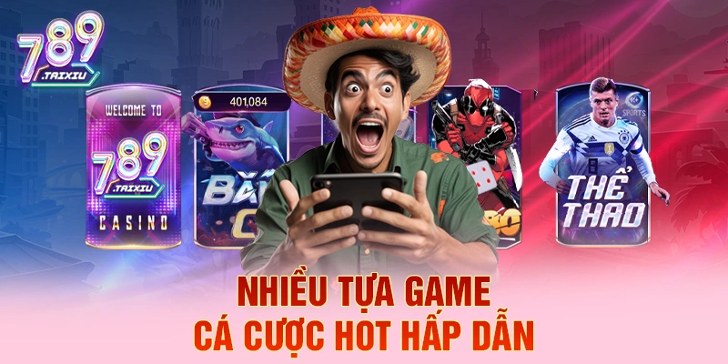 Trò chơi cá cược đa dạng tại 3king